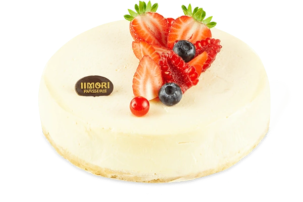 New York Cheesecake mit Erdbeeren